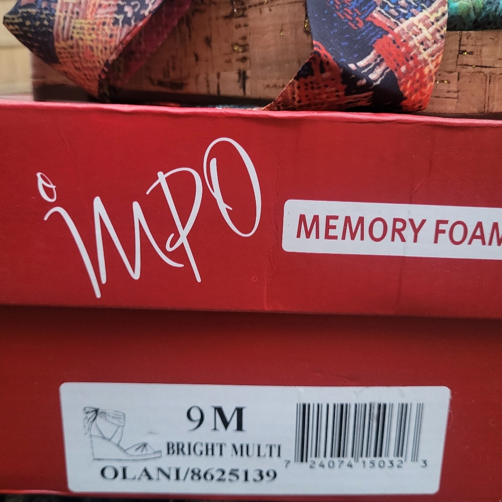 Impro Brand Vibrant Wedge Sandals with Memory Foam - Picture 5 of 5